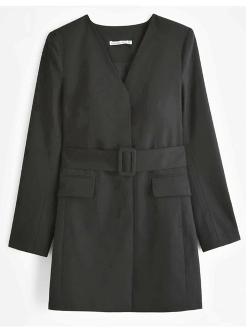 Abercrombie & Fitch Belted Blazer Mini Dress Black Small